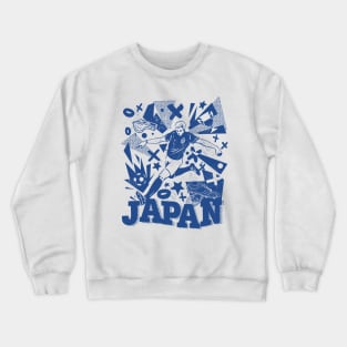 Vintage Japanese Football // Retro Grunge Japan Soccer 2022 Crewneck Sweatshirt
